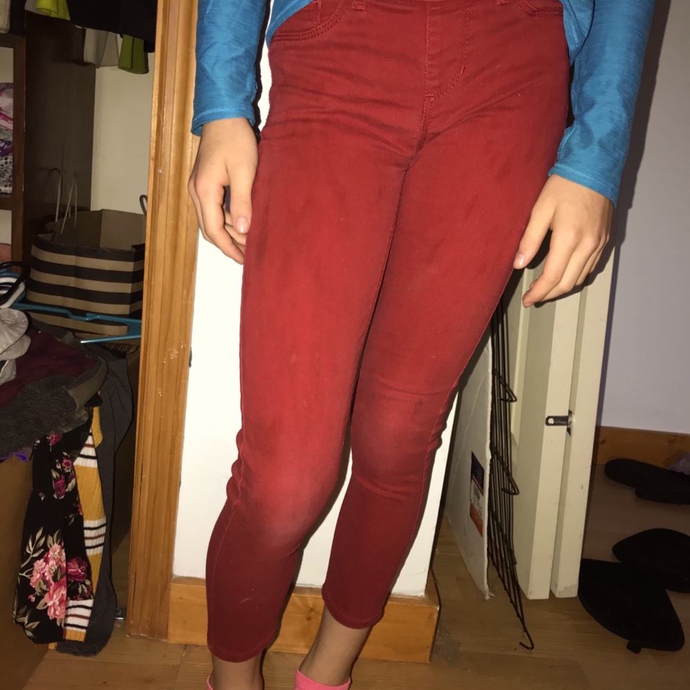 red wonder nation kid skinny jeans